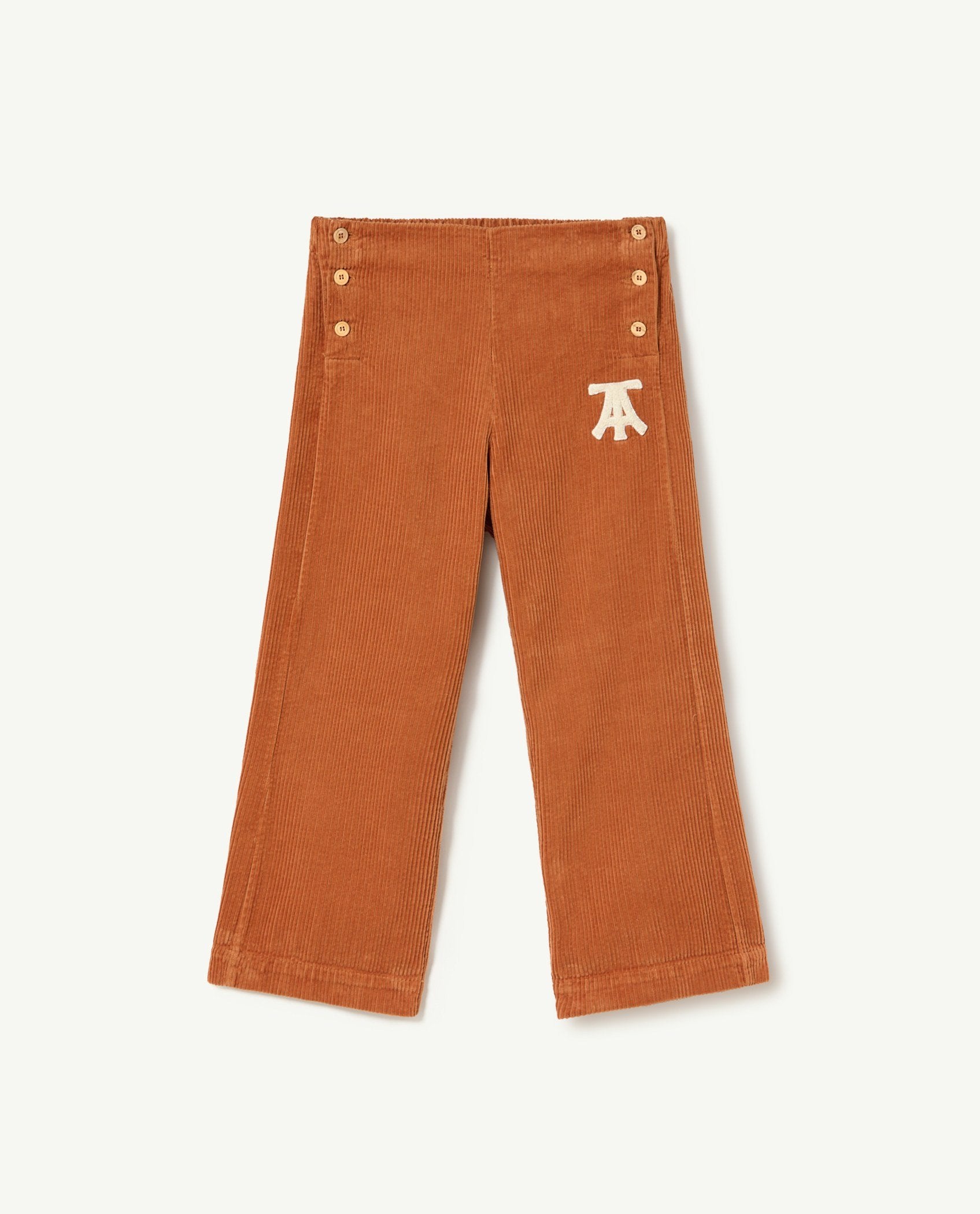 Brown Corduroy Porcupine Pants PRODUCT FRONT