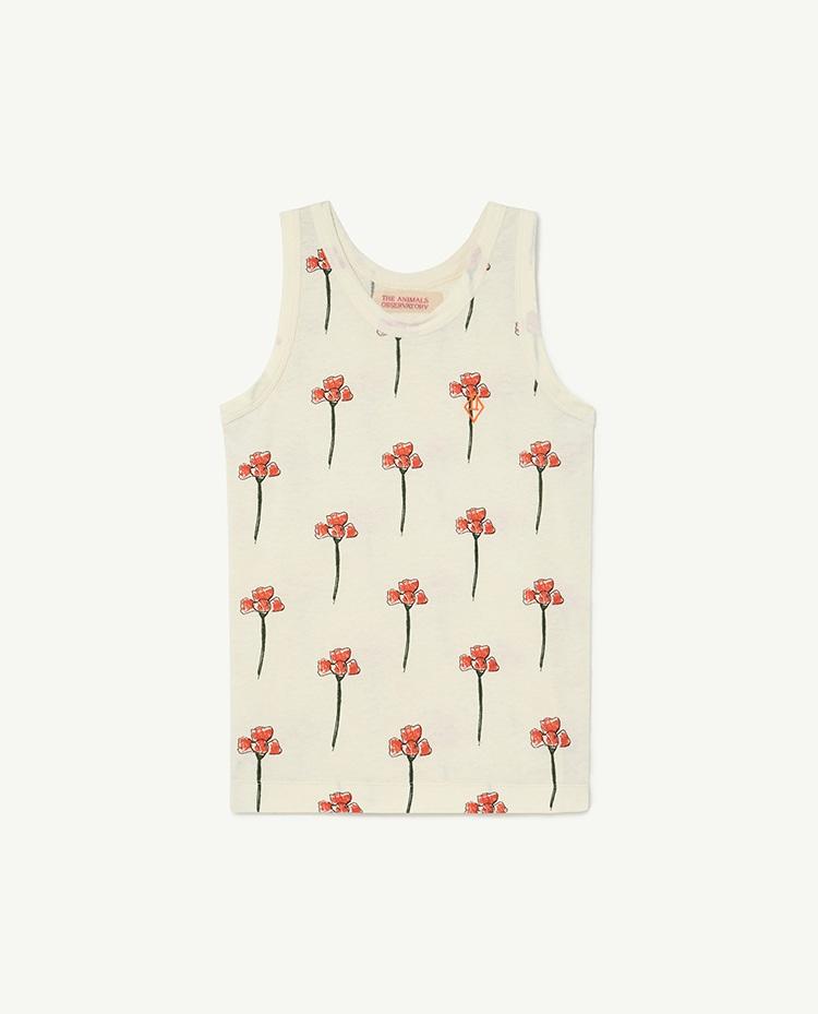 White Carnations Frog T-Shirt COVER