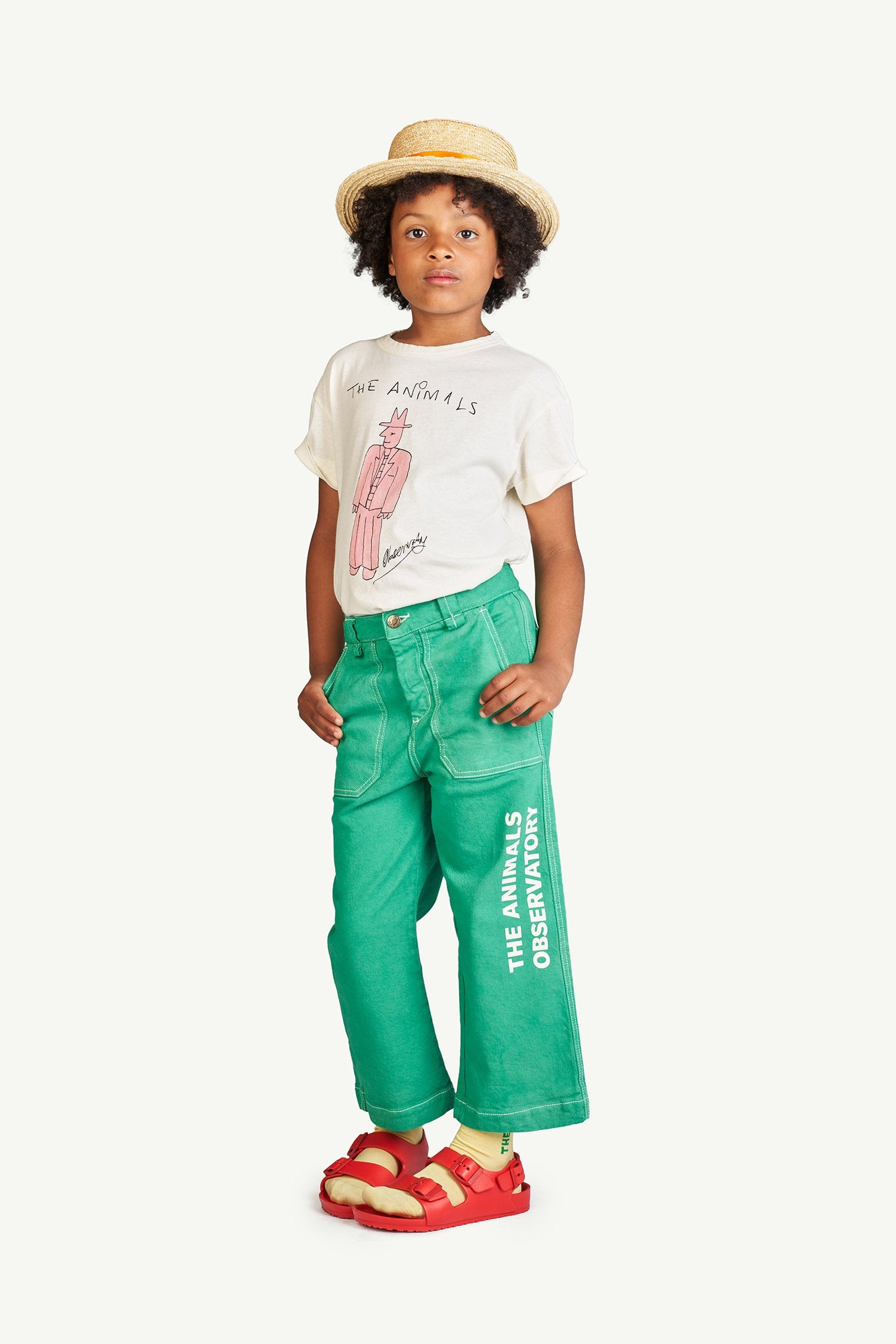 Green The Animals Ant Pants MODEL FRONT