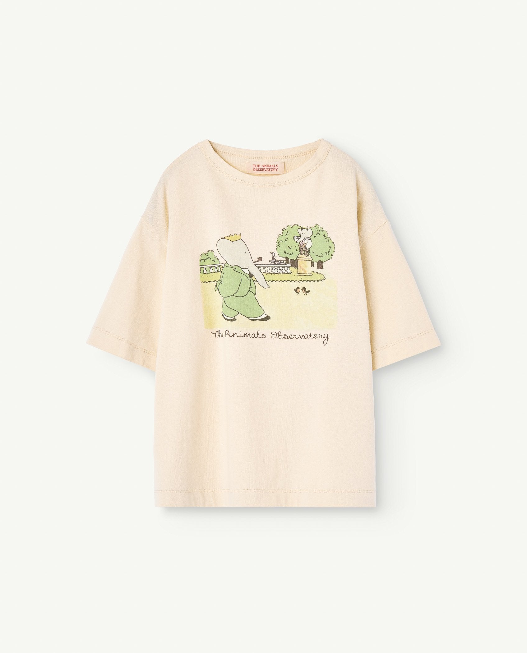 Babar Ecru Rooster Oversize T-Shirt PRODUCT FRONT