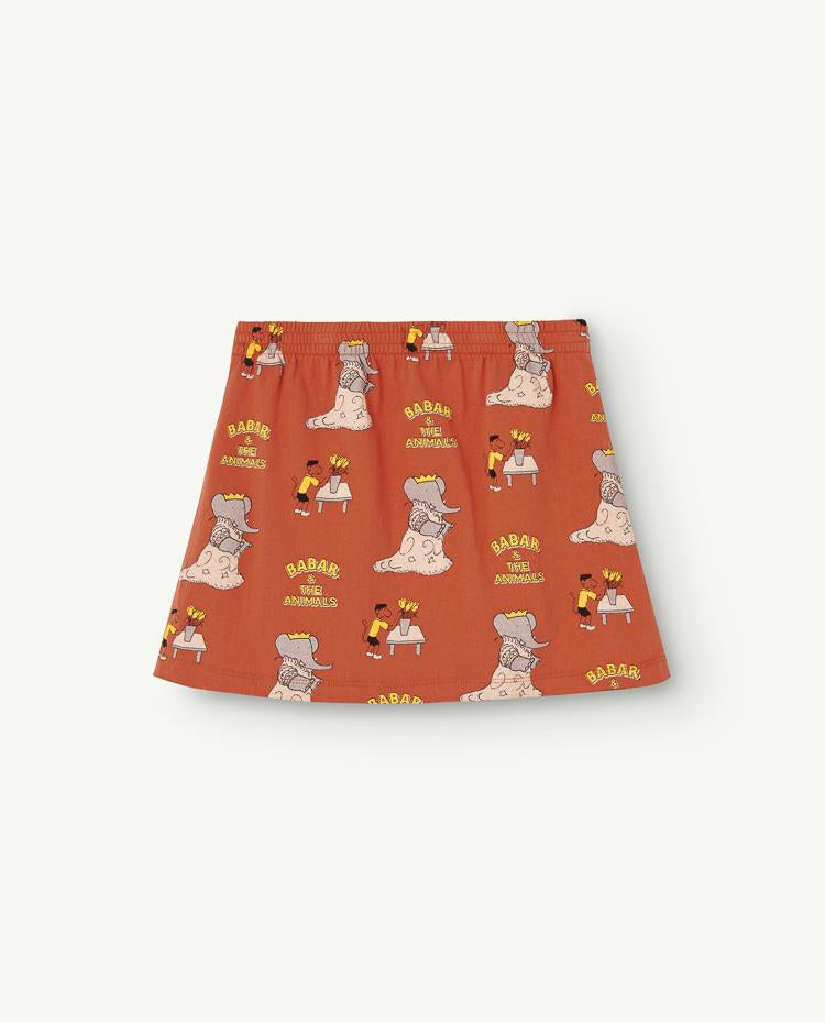 Babar Orange Wombat Skirt COVER