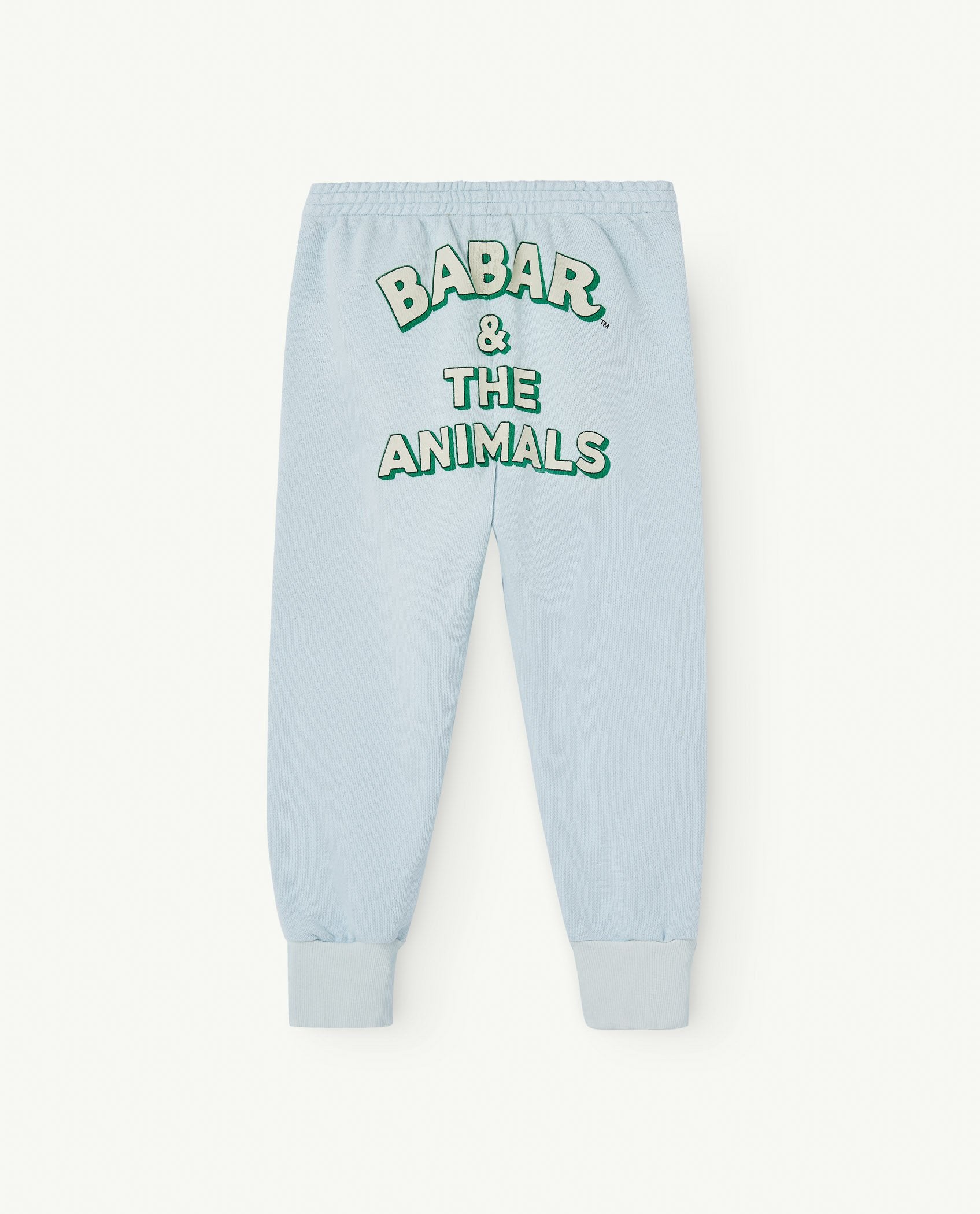 Babar Soft Blue Panther Sweatpants PRODUCT BACK