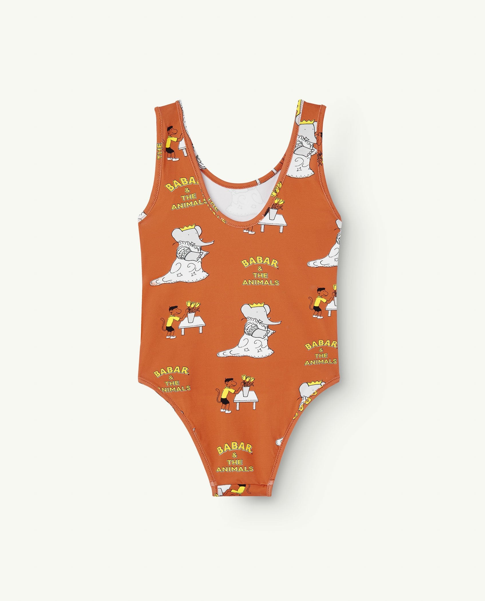 Babar Orange Trout Swimsuit PRODUCT BACK