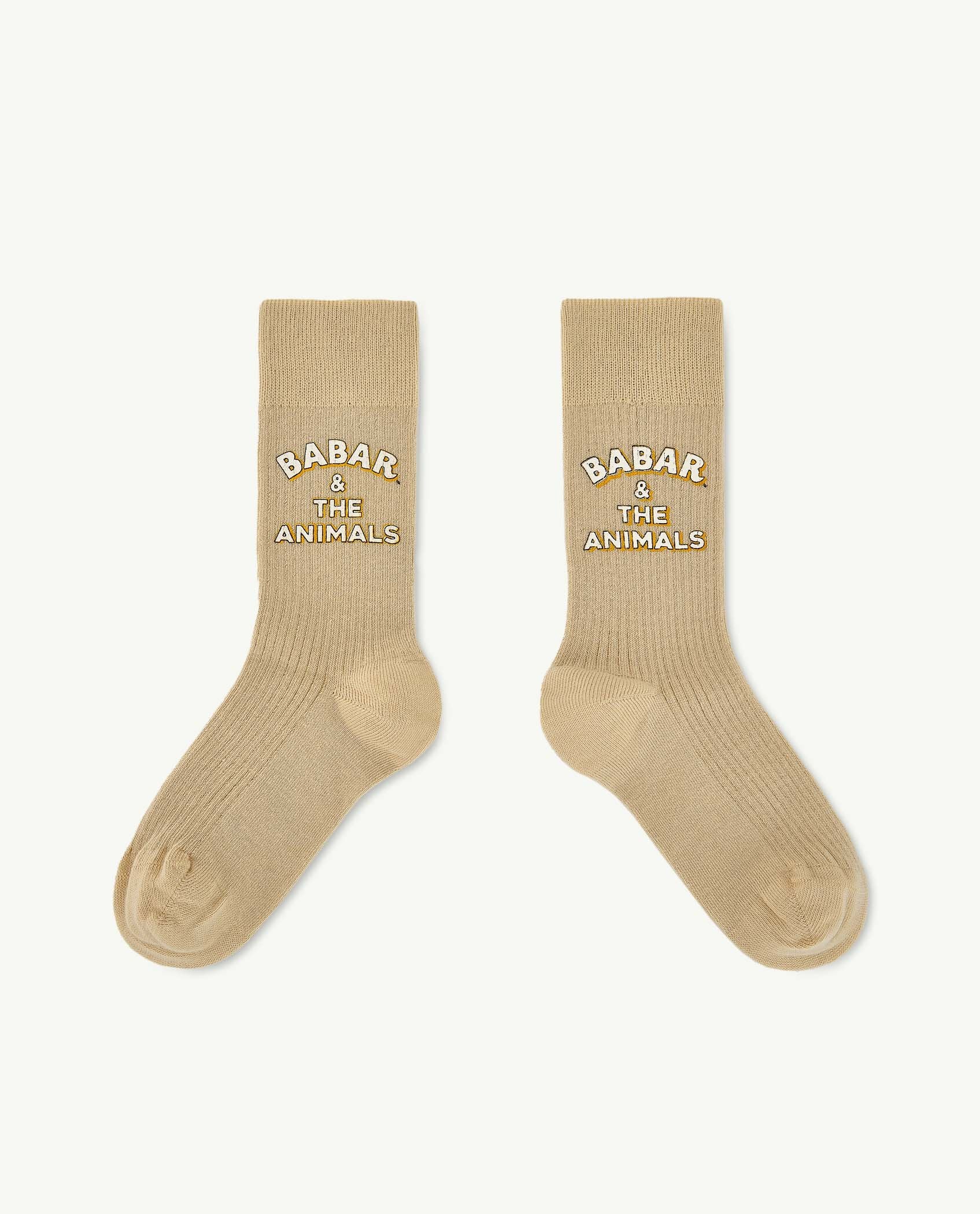 Babar White Worm Socks PRODUCT FRONT