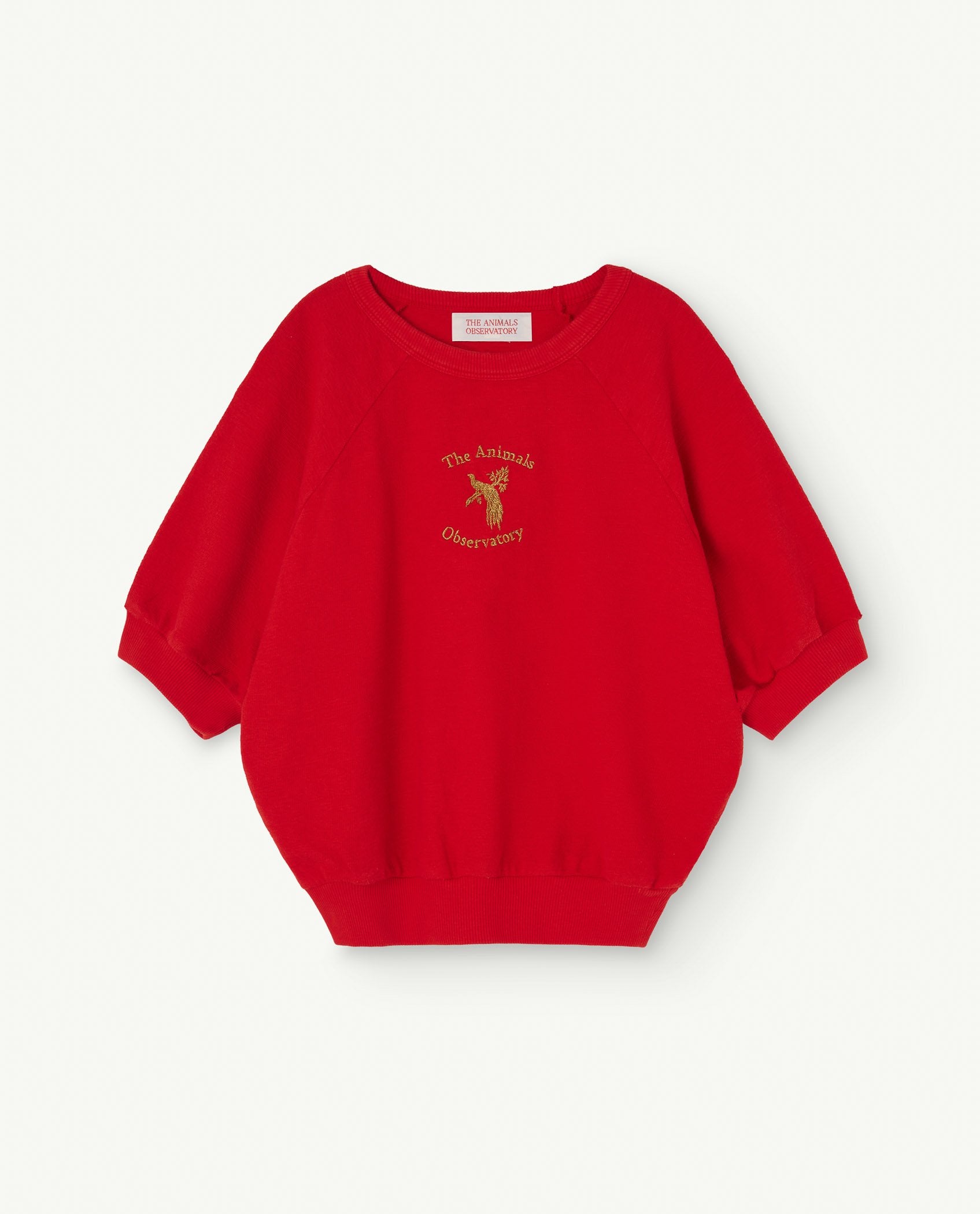 Red Squab Crop Top PRODUCT FRONT