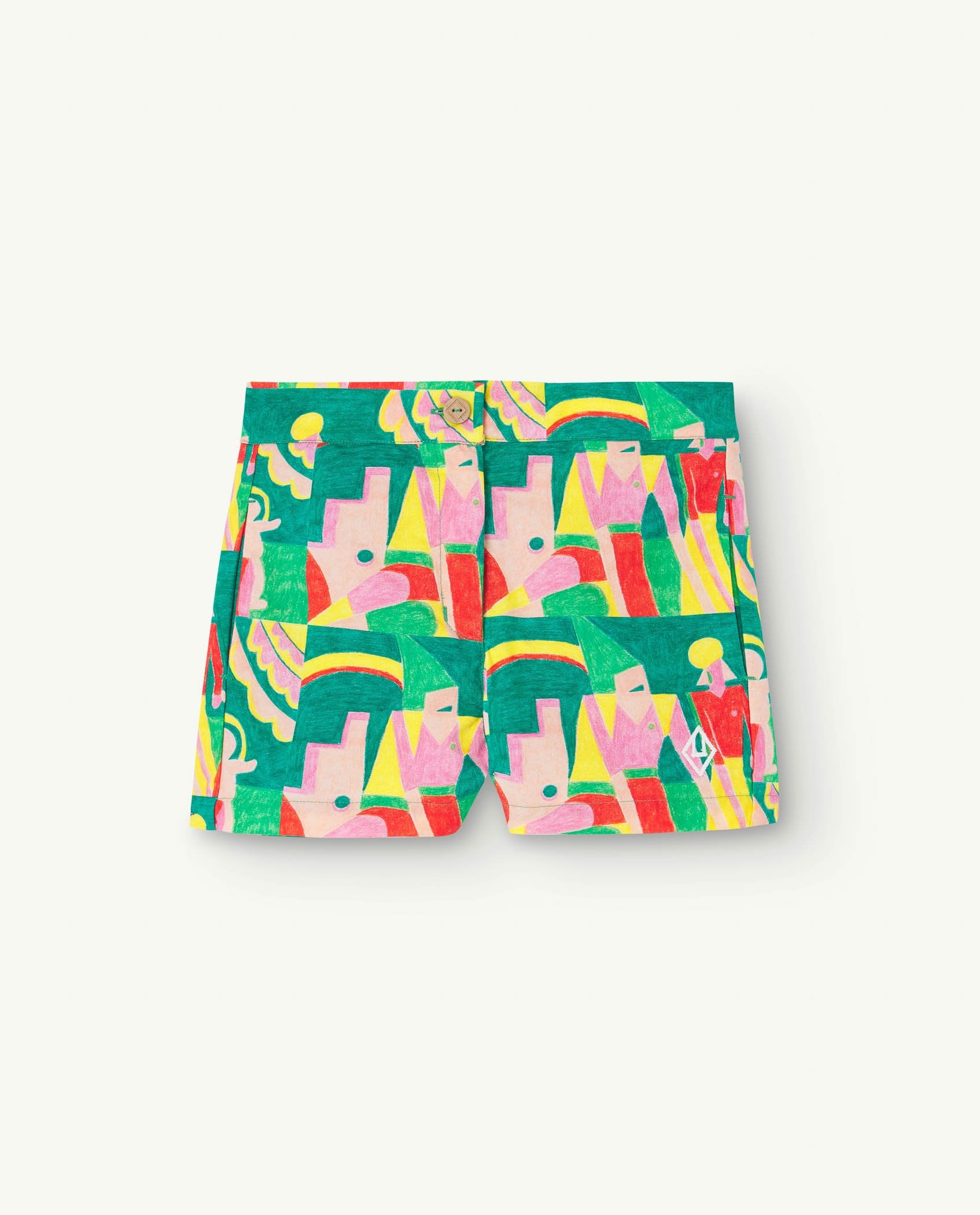 Green Pig Shorts PRODUCT FRONT