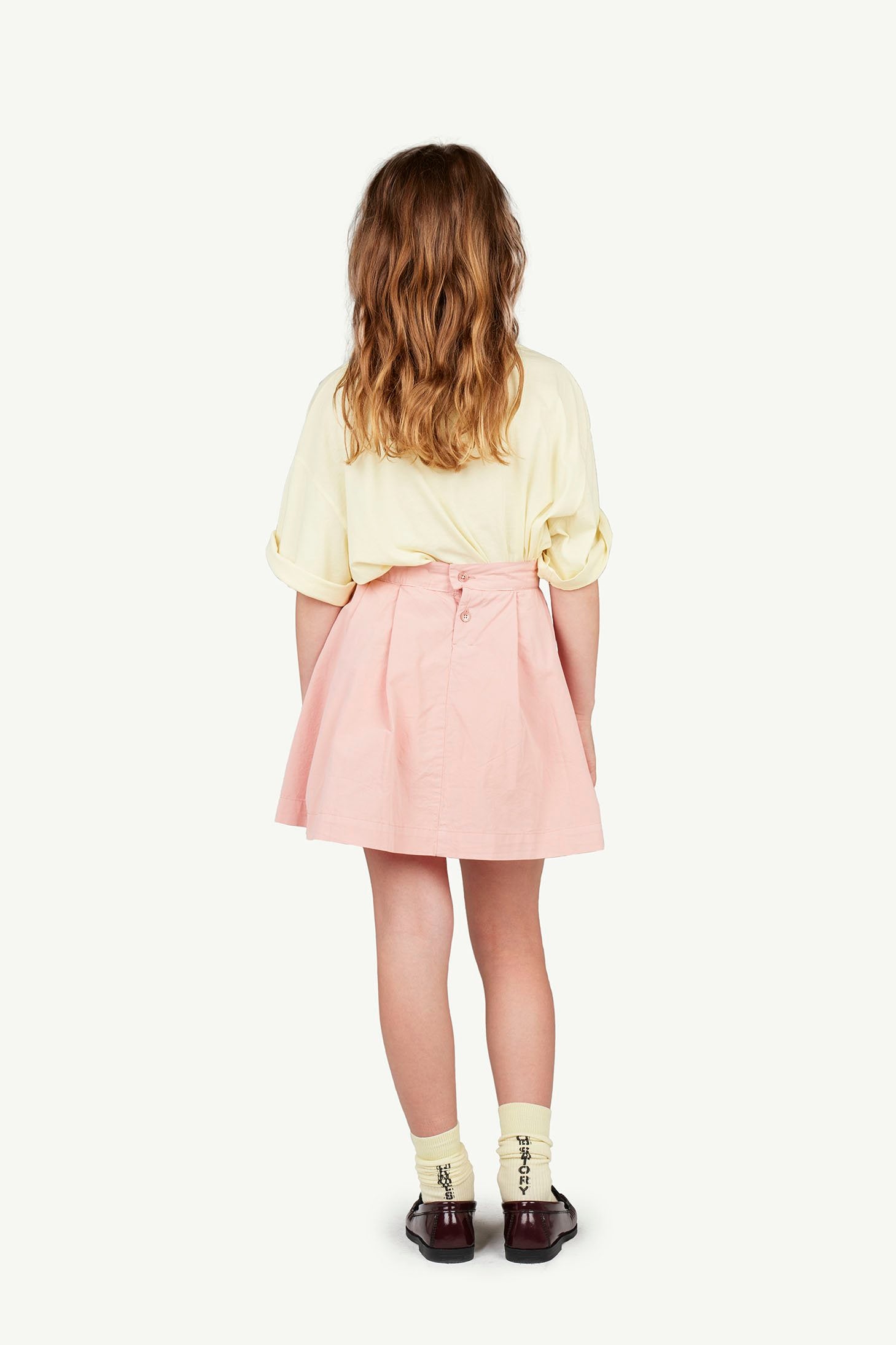 Pink Turkey Skirt MODEL BACK