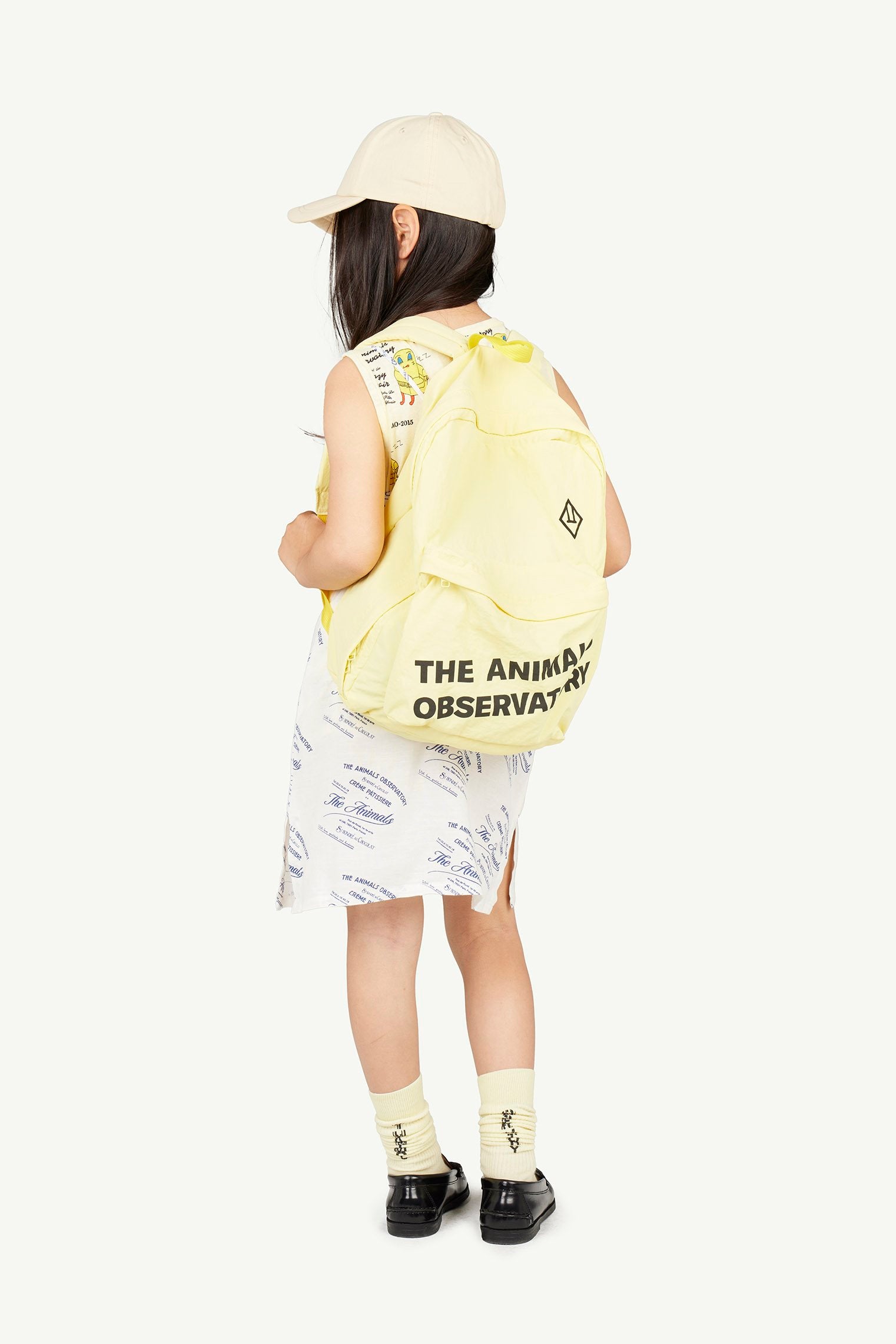 Soft Yellow Bakcpack MODEL BACK