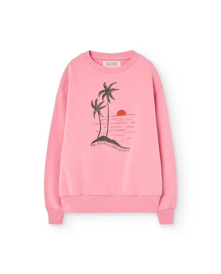 Pink Sunset Bear Sweatshirt - Main Image