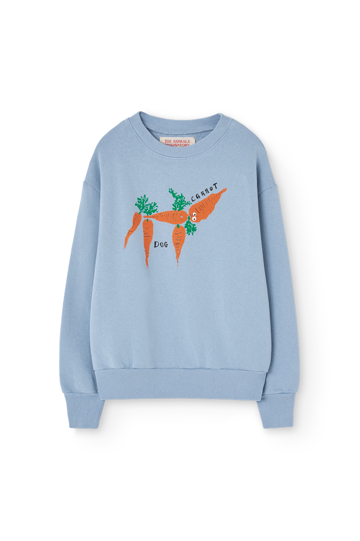t*t様 the animals observatory Felt Belt B x Babar cotton jersey sweatshirt in brown - The Animals
