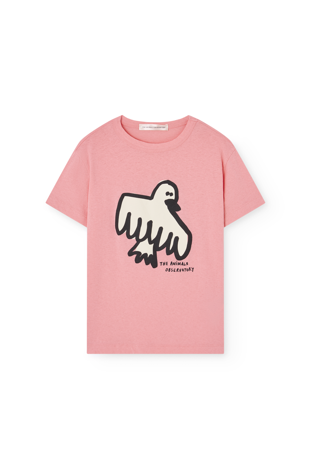 Soft Pink Rooster T-Shirt | The Animals Observatory