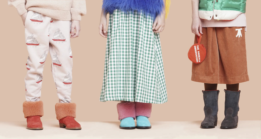 FW23 boots for kids by La Botte Gardiane x The Animals Observatory