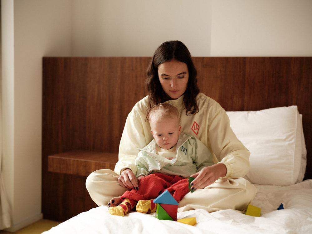 "Less but better" stylist Emilie Crickx’s take on baby styles