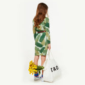 Jungle Crab Dress MODEL BACK