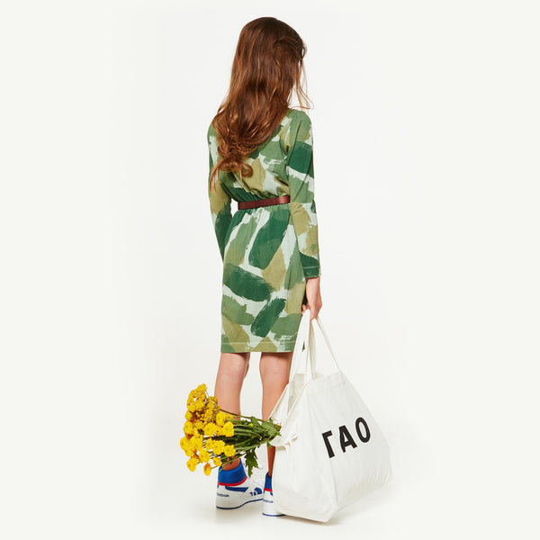 Jungle Crab Dress MODEL BACK