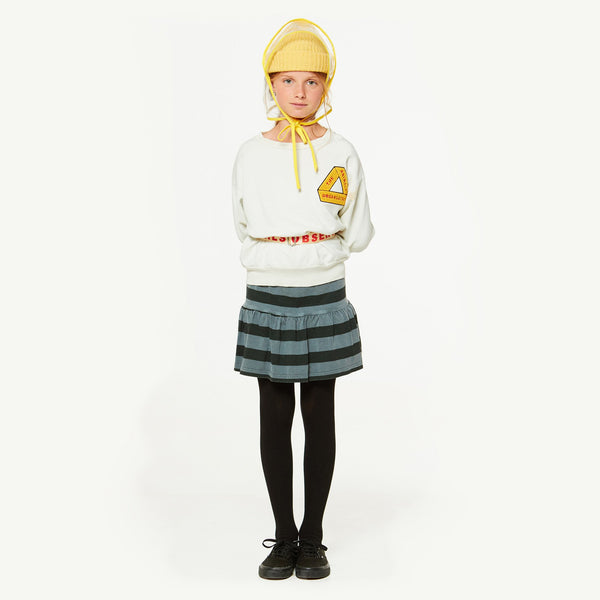Stripes Slug Skirt MODEL FRONT