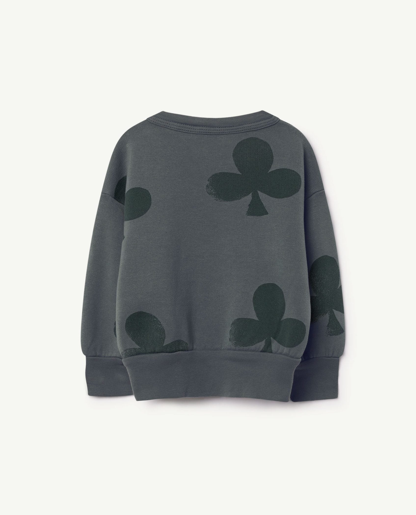 Blue Poker Bear Sweatshirt PRODUCT BACK