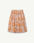 Orange Jellyfish Skirt