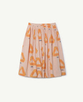Orange Jellyfish Skirt PRODUCT BACK