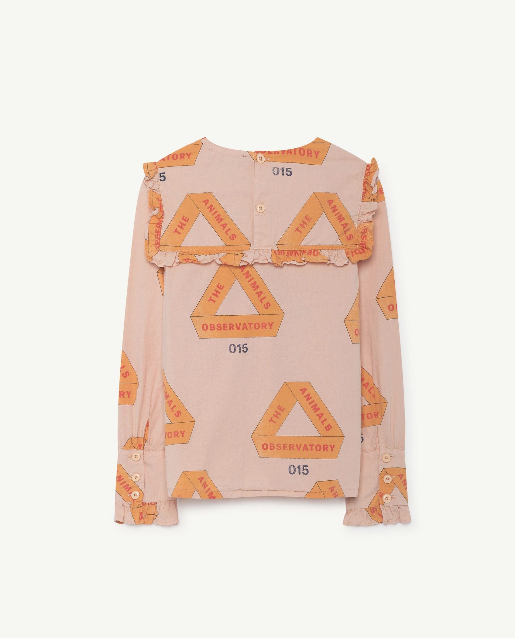 Orange Gadfly Shirt PRODUCT BACK