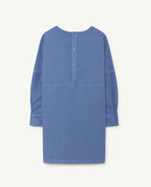 Blue Swallow Dress PRODUCT BACK