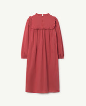 Red Hummingbird Dress PRODUCT BACK