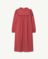 Red Hummingbird Dress PRODUCT FRONT