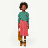 Red Bird Skirt MODEL FRONT