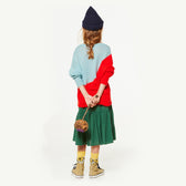 Green Bird Skirt MODEL BACK