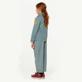 Grey Twill Coyote Shirt MODEL BACK