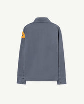Grey Twill Coyote Shirt PRODUCT BACK