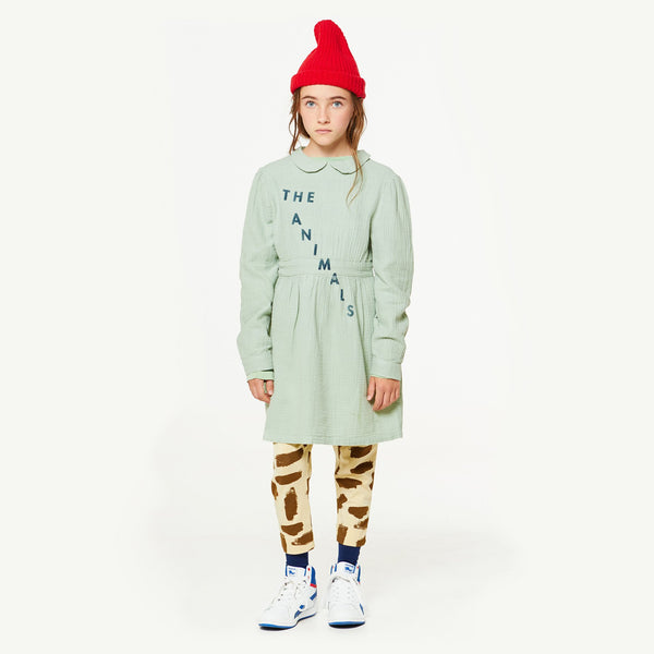 Green Canary Dress MODEL FRONT