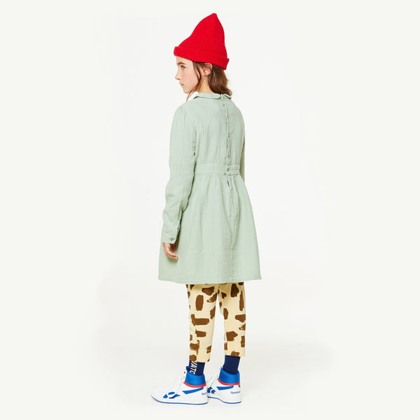 Green Canary Dress MODEL SIDE