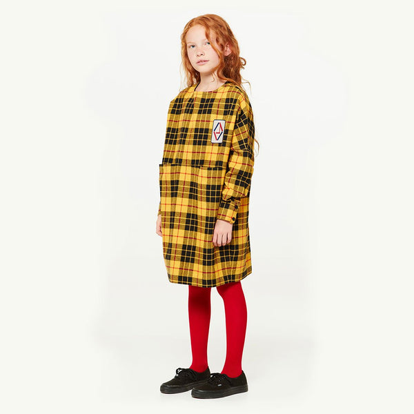 Tartan Swallow Dress MODEL FRONT