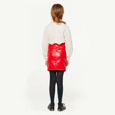 Red Wombat Skirt MODEL BACK
