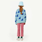 Blue Starfish Kids Hat MODEL BACK
