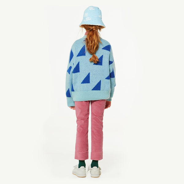 Blue Starfish Kids Hat MODEL BACK