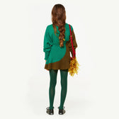 Green Swan Skirt MODEL BACK