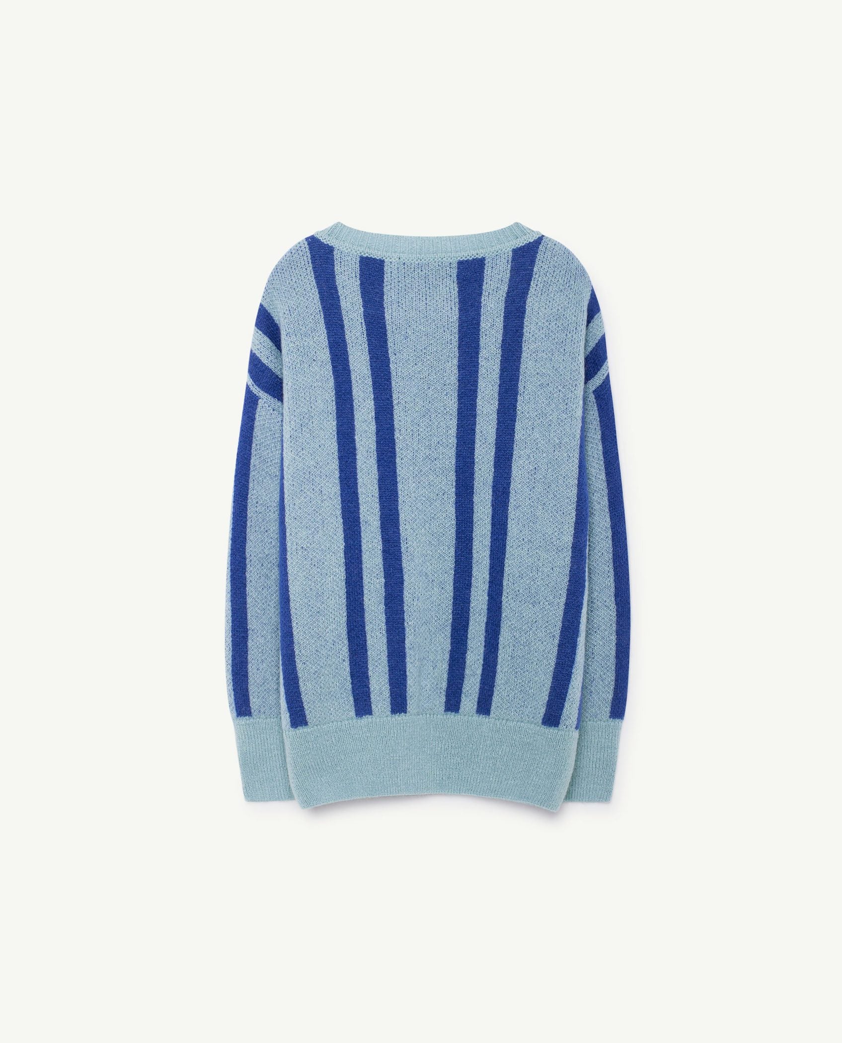 Blue Geometric Bull Sweater PRODUCT BACK
