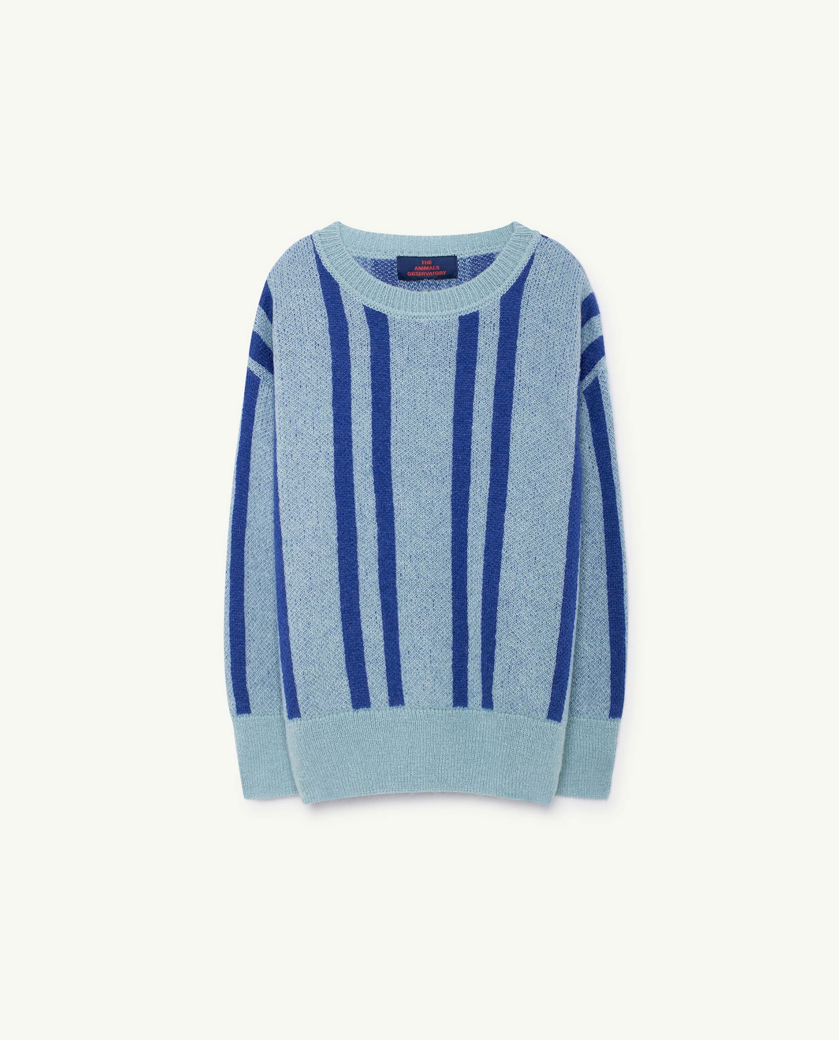 Blue Geometric Bull Sweater PRODUCT FRONT