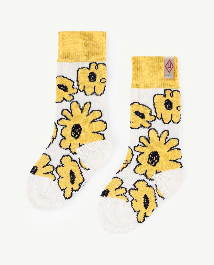 Yellow Snail Kids Socks COVER