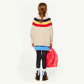 White Raven Sweater MODEL BACK