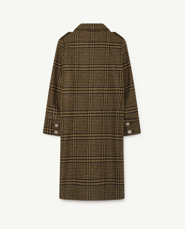 Squares Jaguar Coat PRODUCT BACK