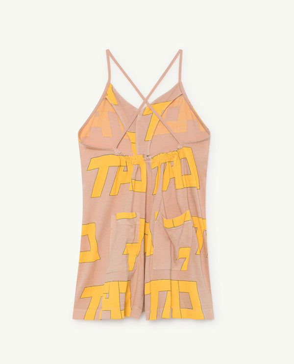Pink Guecko Jumpsuit PRODUCT BACK