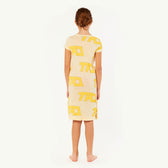 Yellow Gorilla Dress MODEL BACK