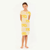 Yellow Gorilla Dress MODEL FRONT