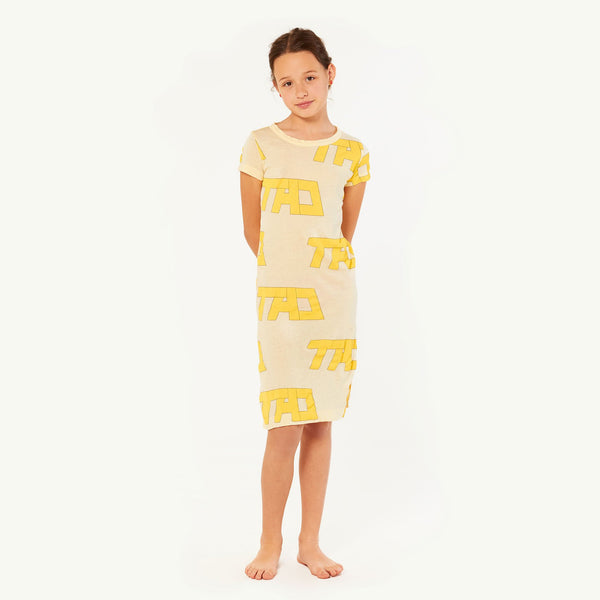 Yellow Gorilla Dress MODEL FRONT