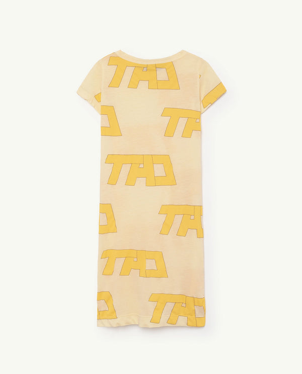 Yellow Gorilla Dress PRODUCT BACK