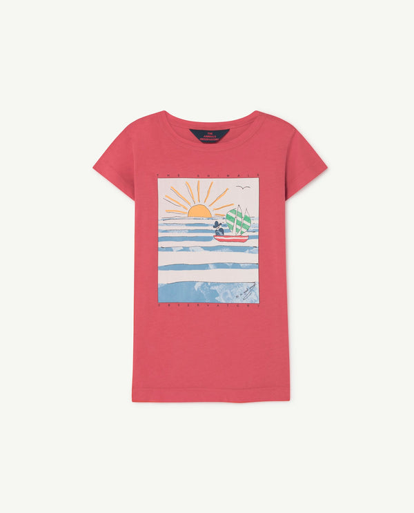 Red Hippo T-Shirt PRODUCT FRONT