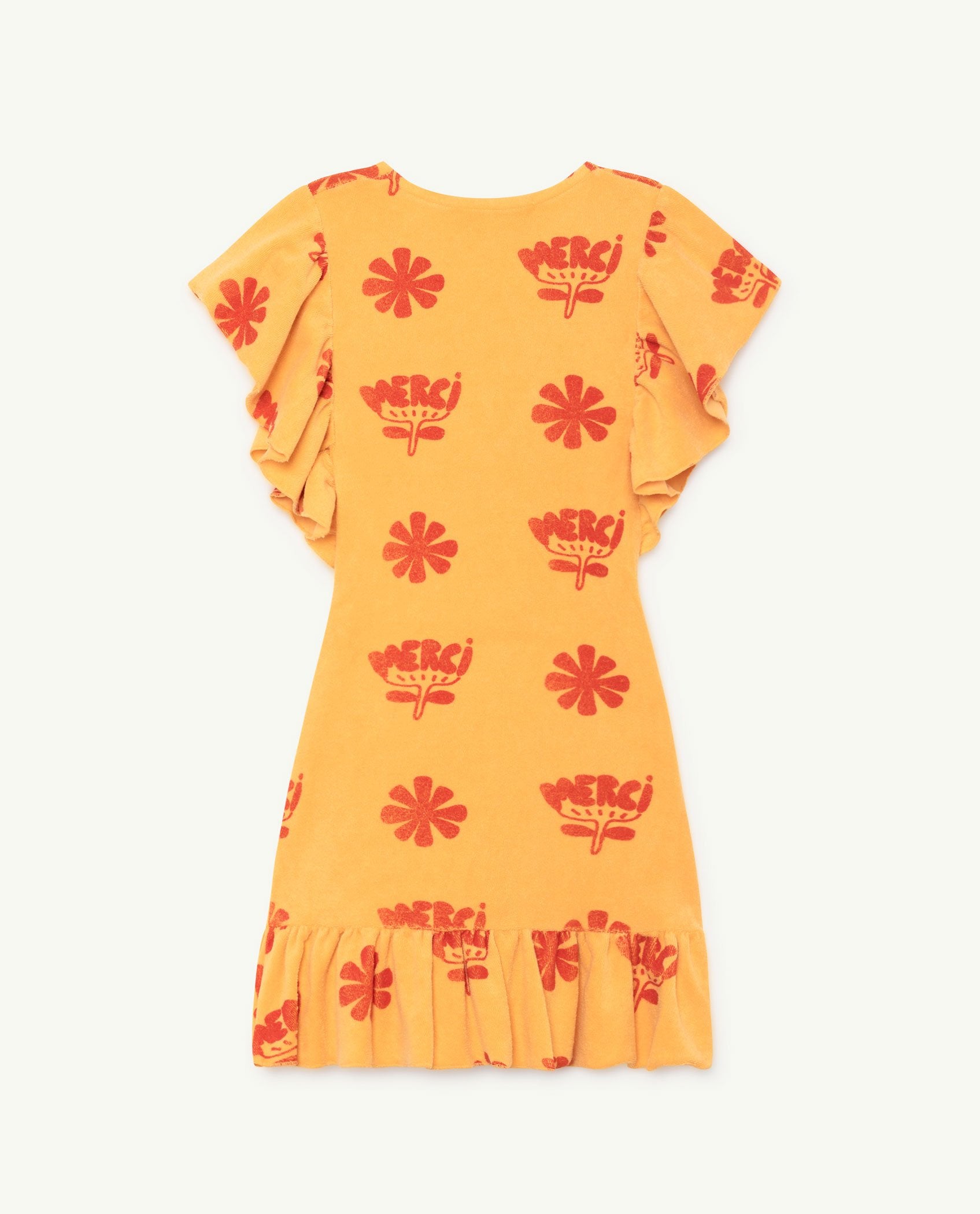 Yellow Whale Dress PRODUCT BACK